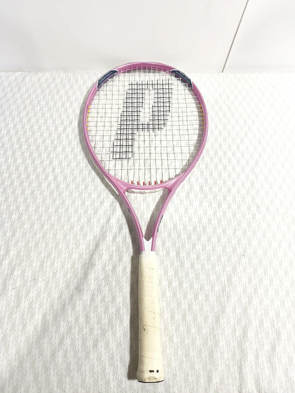Pink Tennis Racket with White Grip - Picture 1 of 13